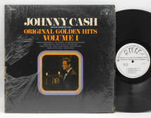 ★US ORIG PROMO ONLY MONO LP★JOHNNY CASH/Original Golden Hits Vol. I 1969年 1950's SUN RECORDS COUNTRY～ROCKABILLY 白プロモ WLP_画像1