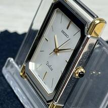 ●【YH-8340】中古現状品 SEIKO Dolce QZ セイコードルチェ クォーツ 7741-5050 ゴールド 文字盤 時計 不動品【レターパックプラス可_画像4