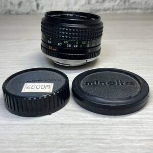 【YH-8560】中古現状品 MINOLTA MC ROKKOR-PF 1:1.7 f＝50㎜ ミノルタ 一眼カメラ用 動作未確認 レンズ