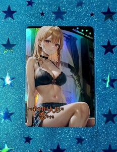 《1円スタート》ACGカード　セクシー美女まりん　セクシーカード　水着　JK　美少女　海外ファンカード　キラカード