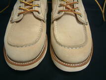 7E 8173 スエード Red Wing Shoes Made in U.S.A HAWTHONE" ABILENE" Roughout August 2009 / 検 8167 モックトゥ_画像6