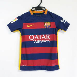バルセロナ #10 MESSI メッシ 15-16 ホーム ユニフォーム ジュニアXS 130cm ナイキ NIKE Barcelona サッカー シャツ キッズの画像2