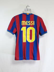 バルセロナ #10 MESSI メッシ 09-10 ホーム ユニフォーム M ナイキ NIKE 送料無料 Barcelona サッカー シャツ