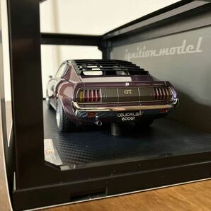 未使用 1/18 IG2601 Toyota Celica 1600GT LB (TA27) Purple Metallic 120台限定 ignition model イグニッションモデル セリカの画像6