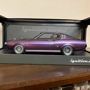 未使用 1/18 IG2601 Toyota Celica 1600GT LB (TA27) Purple Metallic 120台限定 ignition model イグニッションモデル セリカの画像5