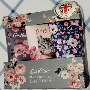 Cath Kidston(キャスキッドソン) ハンドクリームトリオ キャット&フラワー 3×30ml