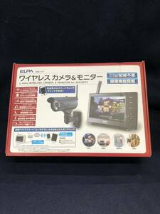 ELPA エルパ ワイヤレスカメラ＆モニターセット 防犯カメラ CMS-7110 ※中古品