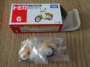 トミカ 赤箱 TOMICA No.6 1/33 Honda LITTLE CUB ホンダ リトルカブ バイク オートバイ 原付 ミニカー Motorcycle Miniature Toy