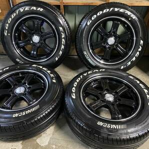 ハイエース 200系 16インチ Maestranzaアルミ＆タイヤセット売り切り！ NASCAR 215/65R16C 109/107R の画像6