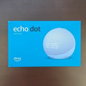 Echo Dot with clock 第5世代 - 時計付きスマートスピーカー with Alexa｜クラウドブルー