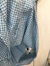 COLUMBIA コロンビア コットン半袖シャツ チェックシャツ メンズM 青系 良品綺麗_画像7