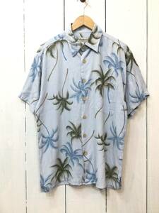 Blackpoint シルクシャツ アロハシャツ ハワイアン シルク×レーヨン 半袖シャツ メンズS 良品綺麗