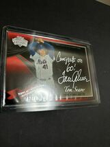 2011 Topps Diamond ANNIVERSARY TOM SEAVER autograph auto 　オート　トム　シーバー　サイン　60枚限定 42/60_画像4