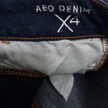 AEO DenimX4 360℃ Jeggingアメリカンイーグルストレッチダメージデニムパンツ/0SHORT_画像9