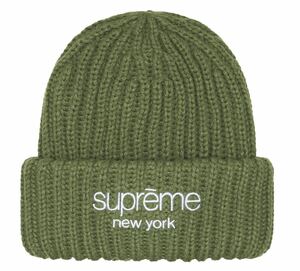 Supreme Classic Logo Chunky Ribbed Beanie