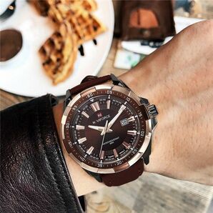 TK089:【定価50800円】１円スタート メンズ 腕時計 ビジネス 高級 防水 クォーツ 良デザインの画像2