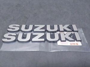 GS400 タンク エンブレム （シルバー） 純正新品 GS750 GS1000 スズキ フューエルタンク 外装 燃料タンク ガソリンタンク