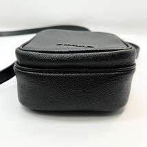 1円【未使用級 極美品】コーチ COACH ショルダーバッグ ボディバッグ メッセンジャー 斜め掛け レザー 本革 メンズ ビジネス ブラック 黒_画像6