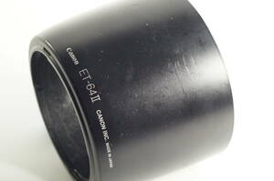 hiK★送料無料 並品★CANON ET-64 Ⅱ EF75-300mm F4-5.6 IS USM キヤノン キャノン レンズフード