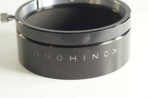 hiB★並品★KONIHOOD 51mm フィルター径49mm カブセ式 標準用メタルフード