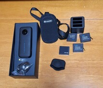 Insta360 ONE X CINONEX/A （ブラック） ［CM448］本体、バッテリー純正1互換品3 レンズカバー付き　中古品_画像1