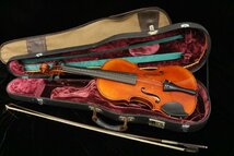 ウィルヘルム ハミング SAMPO Copy of Stradivari バイオリン 全長約59cm 弓 ハードケース付き WILHELM HAMMIG 【彩irodori】_画像1