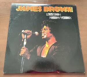 2枚組！U.S.★LP盤 　JAMES BROWN　／LIVE IN NEW YORK 　FUNK／DISCO ★レコード番号：K0-2-15-1