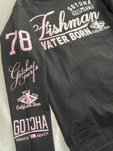 【GOTCHA】長袖Tシャツ・メンズMサイズ・派手プリント・No.181G1192 長袖Tシャツ 黒_画像9