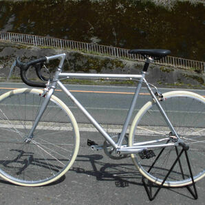 1円～フジ Fuji ロードバイク stroll シルバー色 中古自転車 3221の画像2