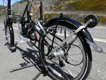 1円～BIKE FRIDAY 折り畳み自転車 9速 16インチ ミニベロ 小径車 緑色 3242_画像5