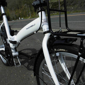 1円～TRANS MOBILLY 折り畳み電動自転車 36V 5Ah 20インチ 白色 動作確認済 3248の画像5