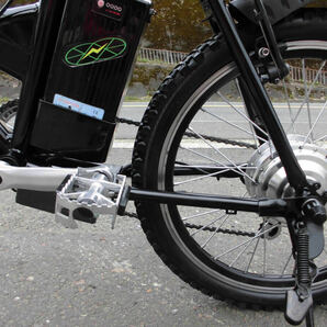 1円～電動自転車 SHIMANO 6速 新しいリチウムバッテリー 24V 10Ah 20インチ 黒色動作確認済 3251の画像7