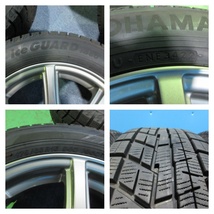 X　　MILLOUS　15インチアルミ　4穴　PCD100　5.5J　42　175/65R15　スタットレス　スタッドレス　中古_画像6