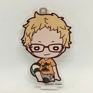 【美品】月島蛍 ハイキュー!! TO THE TOP にとたん×Nuidri!! アクリルキーホルダー ビーチバレー 