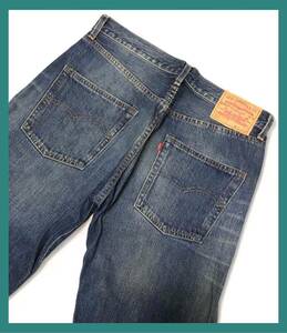 255◆LVC LEVI'S リーバイス◆色落ち抜群 60'S 復刻 1966年 66501 501 501XX ダブルネーム インディゴデニム ジーンズ W31L32