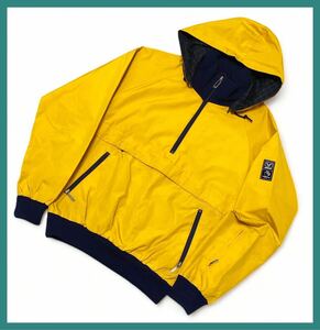 601◆phenix フェニックス◆ロゴワッペン GORE-TEX ゴアテックス ハーフジップ アノラック パーカー プルオーバー ジャケット イエロー S