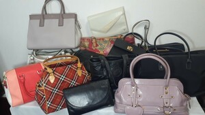 ブランドバッグ　BURBERRY　GIVENCHY　kate spade　ARMANI　ROBERTA　Samantha Thavasa　HANAE MORI　ショルダーバッグ　13点まとめ売り。