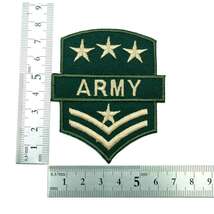 アイロンワッペン ARMY アーミー ミリタリー 軍物 紋章 簡単貼り付け アップリケ 刺繍 裁縫_画像2