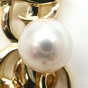 MIKIMOTO(ミキモト)◆K18 アコヤ本真珠ネックレス◆A 約3.2g 約40.0cm パール pearl necklace EB6/EB8の画像6