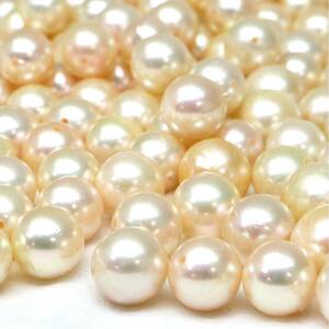 825ct!!◆アコヤ本真珠おまとめ◆M 重量約165.0g 7.5-8.0mm珠 pearl パール ルース 裸石 宝石 ジュエリー jewelry EA0