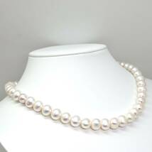 ◆本真珠ネックレス/ 38 ◆M 約55.9g 約44.0cm 4.0-4.5mm珠 pearl パール jewelry necklace ジュエリー DE0/DE0_画像3