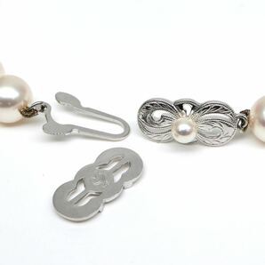 MIKIMOTO(ミキモト)高品質!◆アコヤ本真珠ジャンクネックレス&イヤリング◆M 約44.1g 約39.0cm 8.0-8.5mm珠 pearl パール necklace FA7/FB5の画像8