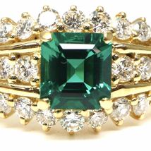 CrescentVert(クレサンベール)◆K18 エメラルド/ 天然ダイヤモンドリング◆M 約5.1g 11号 emerald diamond ジュエリー ring 指輪 ED9/EE0_画像4