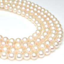 ◆アコヤ本真珠ロングネックレス/ 3 ◆A 約67.6g 約114.0cm 6.0-7.0.mm珠 pearl パール jewelry necklace ジュエリー DD0/DH0_画像4