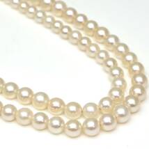 MIKIMOTO(ミキモト)◆アコヤ本真珠ネックレス/ 10 ◆A 約14.5g 約43.0cm 3.5-7.0mm珠 pearl パール jewelry necklace ジュエリー EB5/EB5_画像5