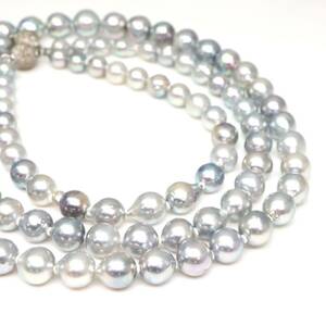 2way!!◆アコヤ本真珠ネックレス&ブレスレット/ 23 ◆A 約57.3g 約60.0cm 約20.5cm 5.5-9.0mm珠 pearl パール jewelry necklace CA0/EA1