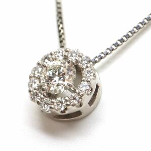 GINZA TANAKA(ギンザタナカ)◆Pt900/Pt850天然ダイヤモンドネックレス◆A◎ 約4.2g 約46.0cm diamond jewelry necklace EF0/EF0の画像6
