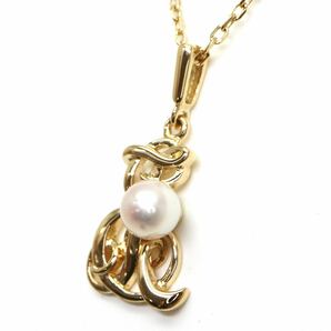 MIKIMOTO(ミキモト)◆K18 アコヤ本真珠ネックレス◆A 約3.2g 約40.0cm パール pearl necklace EB6/EB8の画像5