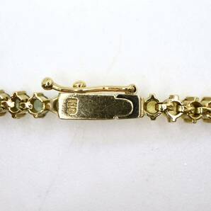 ◆K18 天然マルチカラーサファイアテニスブレスレット◆A 約5.0g 約17.0cm sapphire bracelet EC7/EC7の画像8