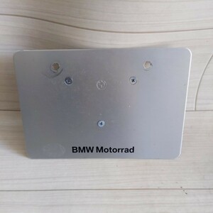 c871　BMW　純正？　ナンバープレートホルダー　アルミ製　中古品　送料込み